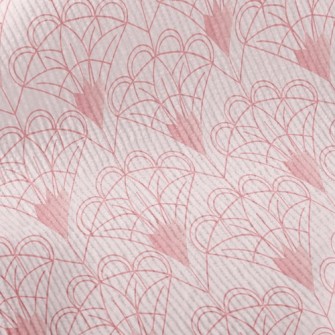 Fan-shaped Flowers Standard Corduroy