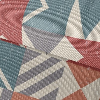 Retro Mottled Geometric Patter Waterproof Oxford
