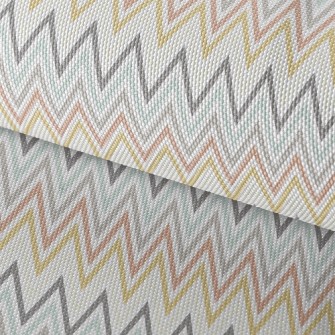 Herringbone Retro Illustration Waterproof Oxford