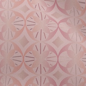 Rose Gold Geometric Figure Chiffon