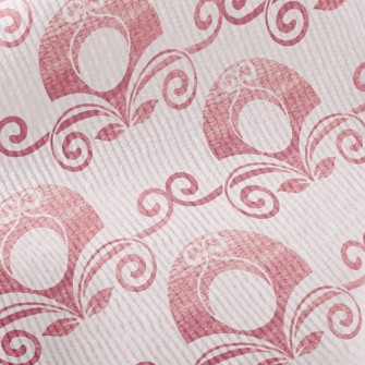 Semicircle Fan Flower Standard Corduroy