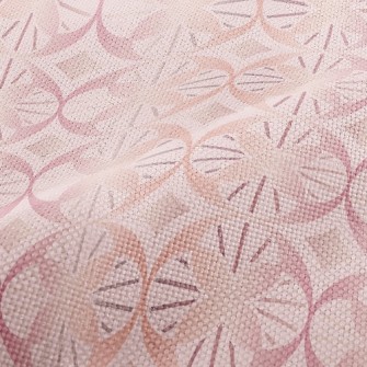 Rose Gold Geometric Figure Performance Linen
