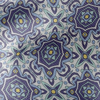 Portuguese Traditional Tiles Waterproof Canvas