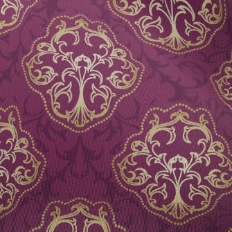 Bright Gold Pattern Chiffon