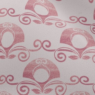 Semicircle Fan Flower Chiffon