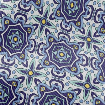 Portuguese Traditional Tiles Standard Corduroy
