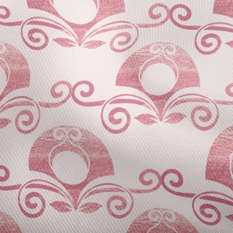 Semicircle Fan Flower Dobby