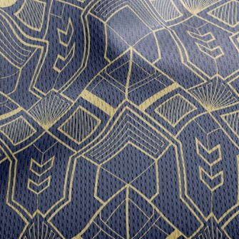 Creative Maya Lines Athletic Mesh Flat Back