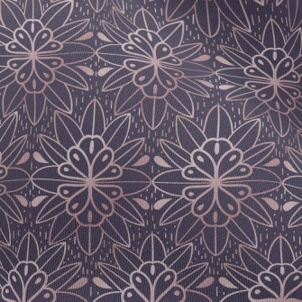 Dotted Coil Flowers Chiffon