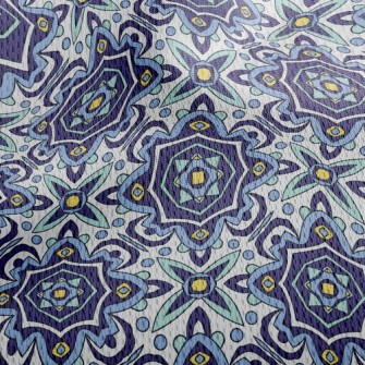 Portuguese Traditional Tiles Athletic Mesh Flat Back