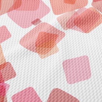 Transparent Falling Blocks Birdseye Piqué