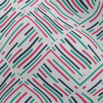 Three Color Intersecting Lines Chiffon