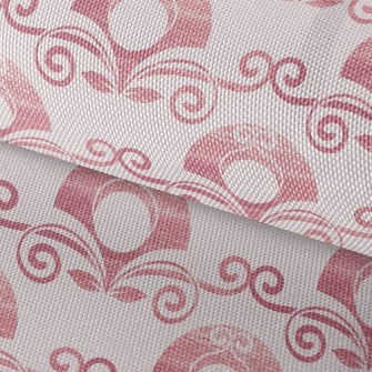 Semicircle Fan Flower Waterproof Oxford
