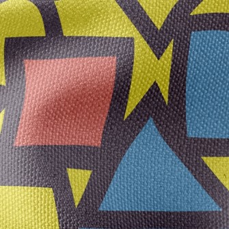 Dudile Geometry Diagram Waterproof Canvas