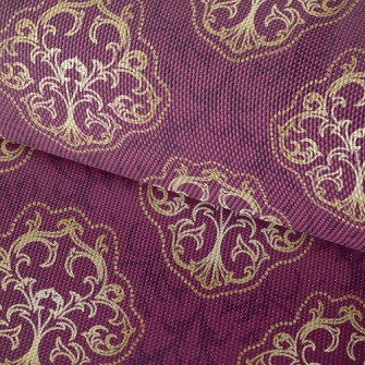 Bright Gold Pattern Waterproof Oxford
