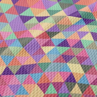 Color Kaleidoscope Birdseye Piqué