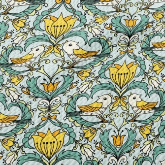 Love Golden Bird Birdseye Piqué