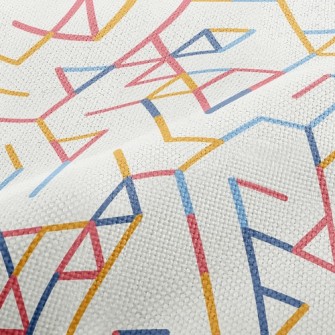 Geometric Splicing Lines Performance Linen
