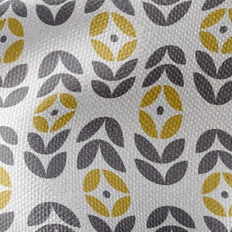 Special Geometric Flowers Waterproof Canvas