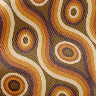 Straight Wavy Lines Standard Corduroy