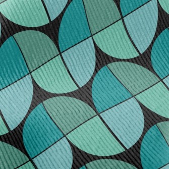 Water Pipe Waves Standard Corduroy