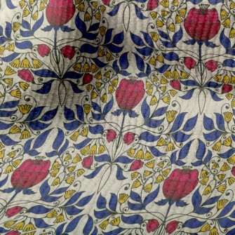 Bright Flower Tiles Terry