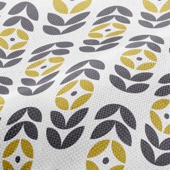 Special Geometric Flowers Performance Linen