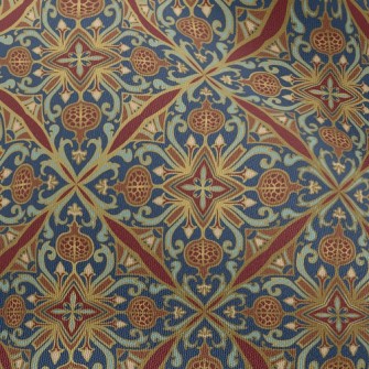 Oriental Nostalgic Pattern Chiffon