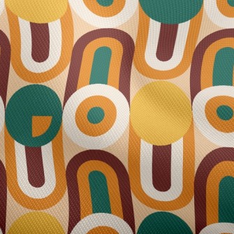 Circle Wavy Lines Dobby