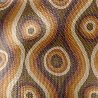 Straight Wavy Lines Waterproof Canvas