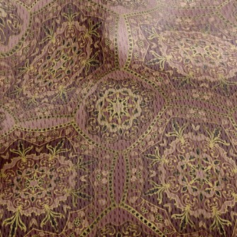 Indian Mandala Pattern Athletic Mesh Flat Back