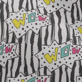 Comic Style Surprise Chiffon