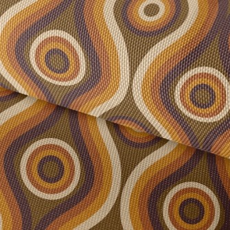 Straight Wavy Lines Waterproof Oxford