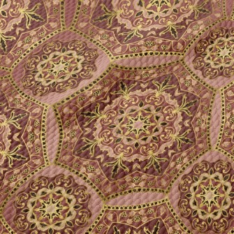 Indian Mandala Pattern Birdseye Piqué