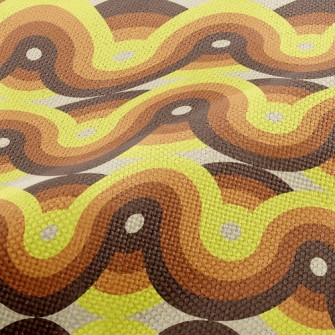Shiny Spiral Wave Performance Linen