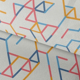 Geometric Splicing Lines Waterproof Oxford