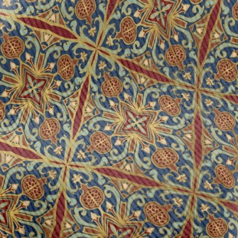 Oriental Nostalgic Pattern Standard Corduroy