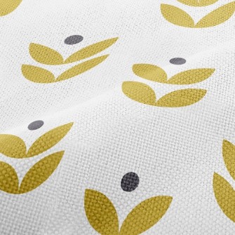 Simple Shape Flowers Performance Linen