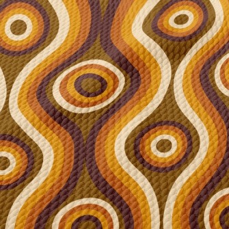 Straight Wavy Lines Birdseye Piqué