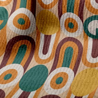 Circle Wavy Lines Terry