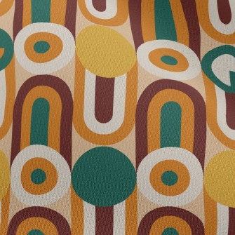 Circle Wavy Lines Chiffon