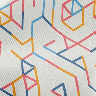 Geometric Splicing Lines Standard Corduroy