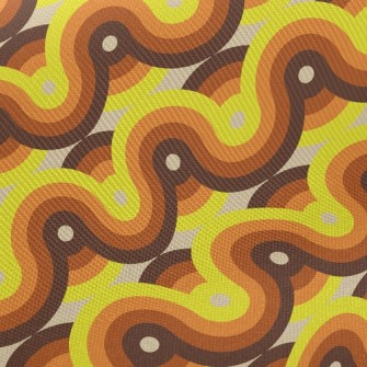 Shiny Spiral Wave Twill