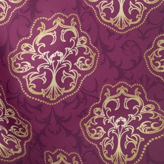 Bright Gold Pattern Stretch Ponte
