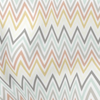 Herringbone Retro Illustration Stretch Ponte
