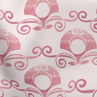 Semicircle Fan Flower Stretch Ponte