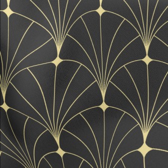 Basket Fan-shaped Ginkgo Stretch Ponte