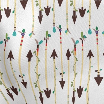 Arrows Wrapped Around Vines Stretch Ponte