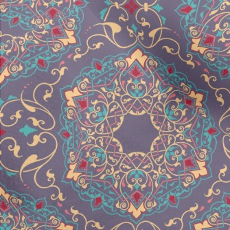 Arabic Colorful Pattern Micro Fleece