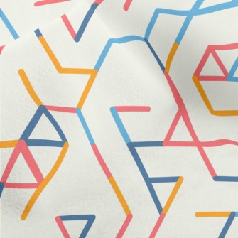 Geometric Splicing Lines Micro Fleece